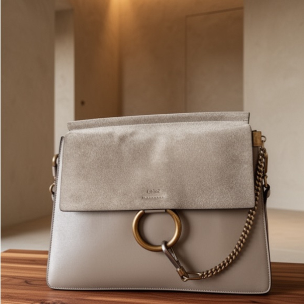 Chloe Taupe Shoulder Bag